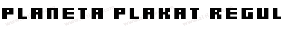 Planeta Plakat Regul字体转换
